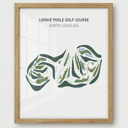 Lonnie Poole Golf Course, North Carolina - Printed Golf Courses