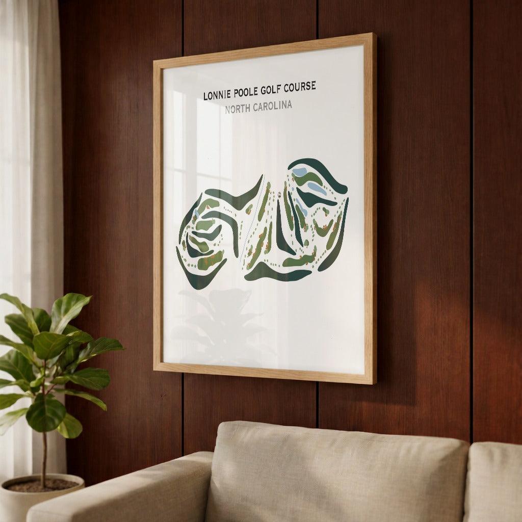 Lonnie Poole Golf Course, North Carolina - Printed Golf Courses