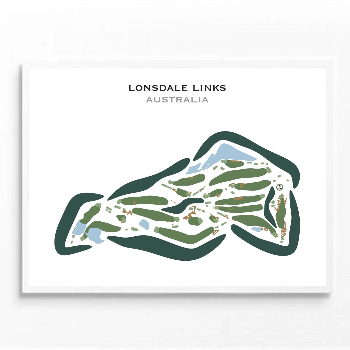 Lonsdale Links, Victoria, Australia - Printed Golf Courses