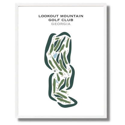 Lookout Mountain Golf Club, Georgia - Printed Golf Courses