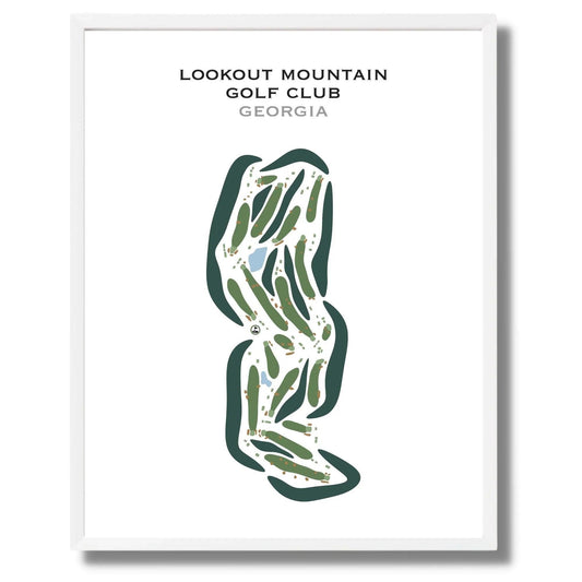 Lookout Mountain Golf Club, Georgia - Printed Golf Courses