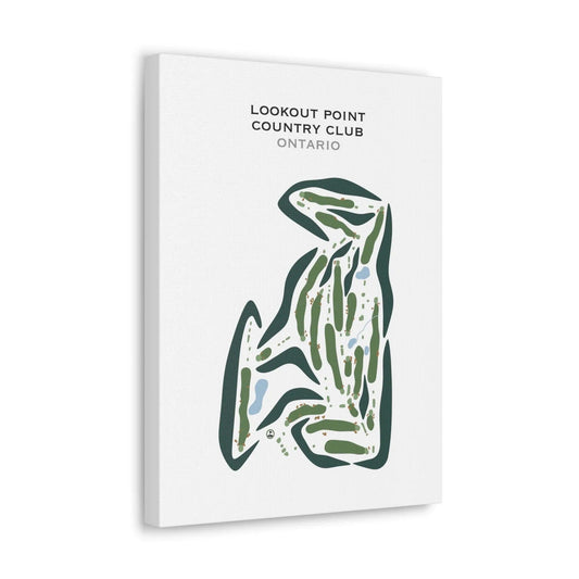 Lookout Point Country Club, Ontario, Canada - Printed Golf Courses