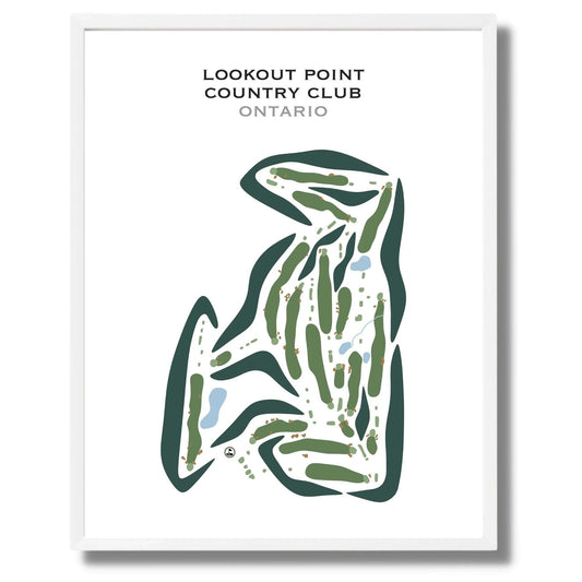 Lookout Point Country Club, Ontario, Canada - Printed Golf Courses