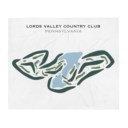 Lords Valley Country Club, Pennsylvania - Printed Golf Courses