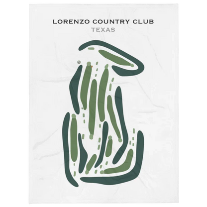 Lorenzo Country Club, Texas - Printed Golf Courses