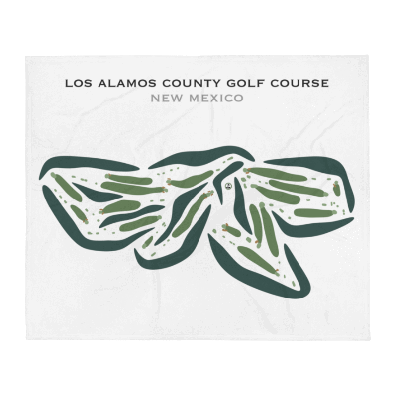 Los Alamos County Golf Course, New Mexico - Printed Golf Courses