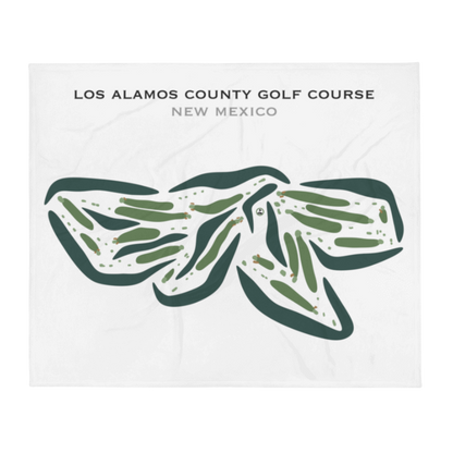 Los Alamos County Golf Course, New Mexico - Printed Golf Courses