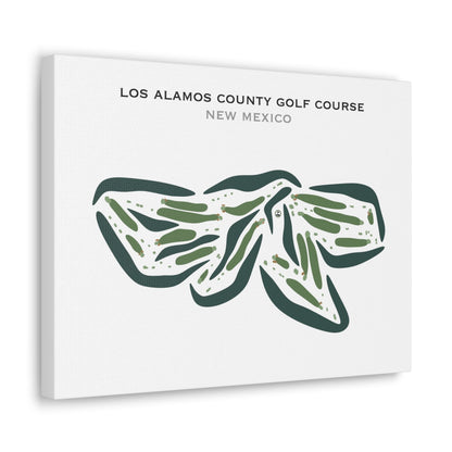 Los Alamos County Golf Course, New Mexico - Printed Golf Courses
