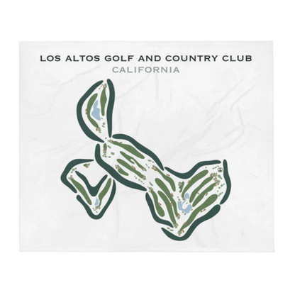 Los Altos Golf and Country Club, California - Printed Golf Courses