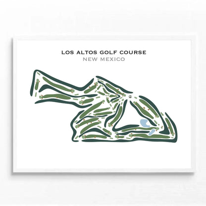 Los Altos Golf Course, New Mexico - Printed Golf Courses