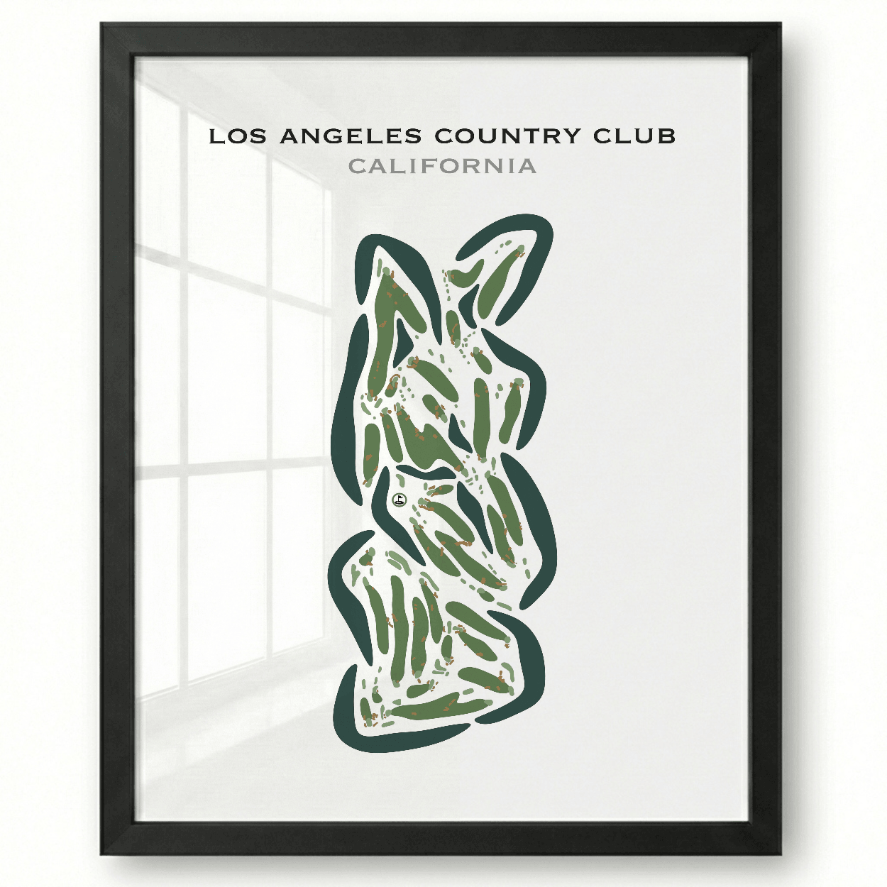 The Los Angeles Country Club, California - Printed Golf Courses