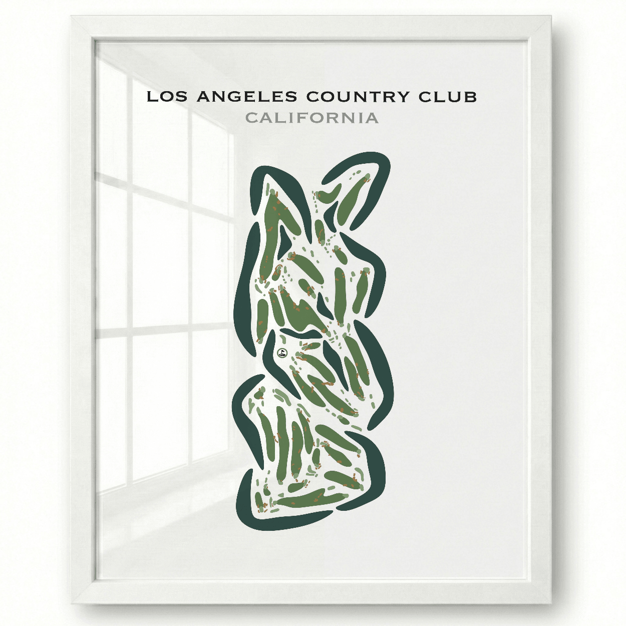 The Los Angeles Country Club, California - Printed Golf Courses
