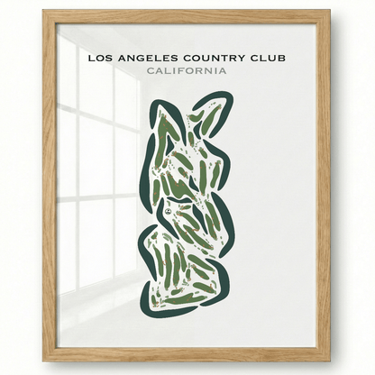 The Los Angeles Country Club, California - Printed Golf Courses
