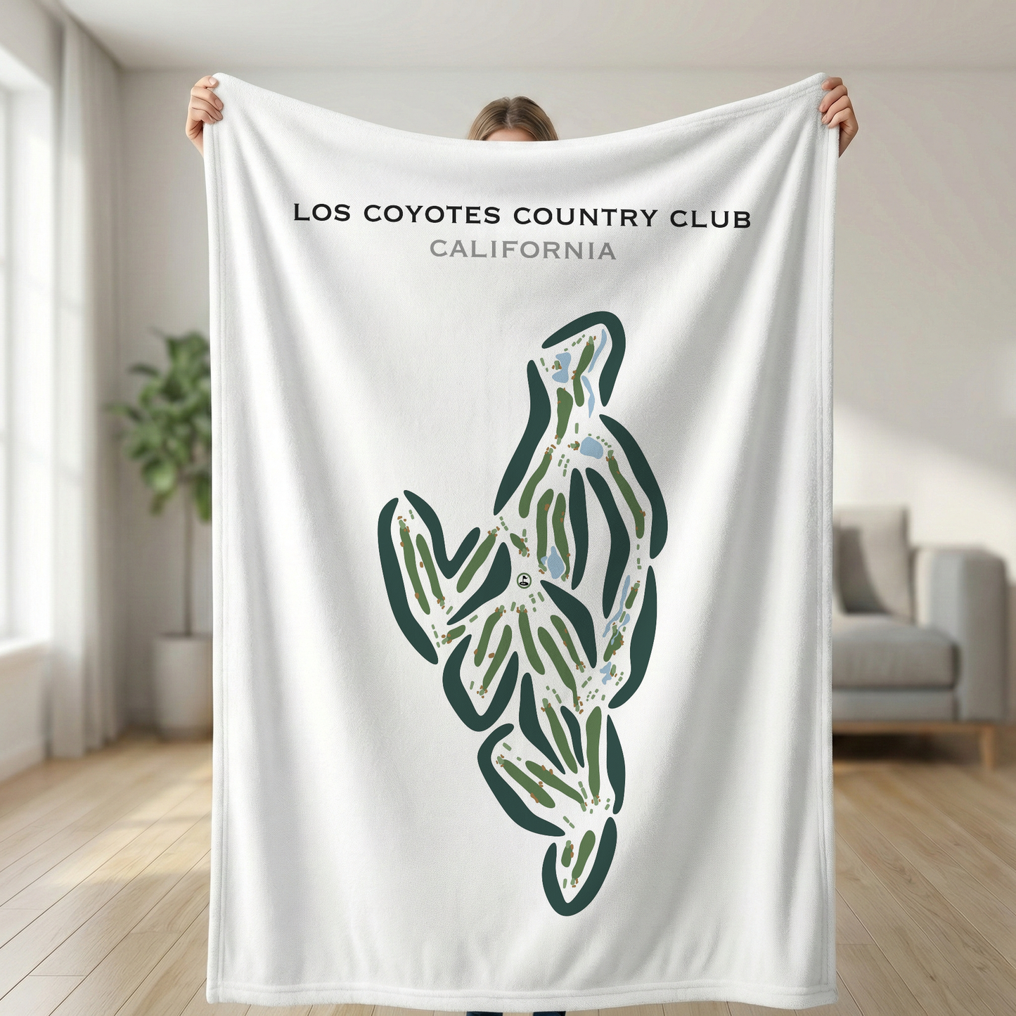Los Coyotes Country Club, California - Printed Golf Courses