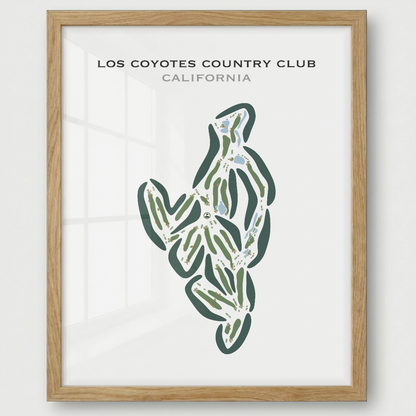 Los Coyotes Country Club, California - Printed Golf Courses