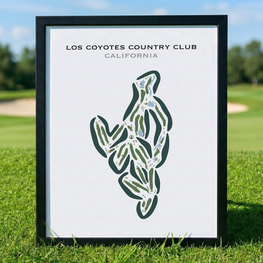 Los Coyotes Country Club, California - Printed Golf Courses