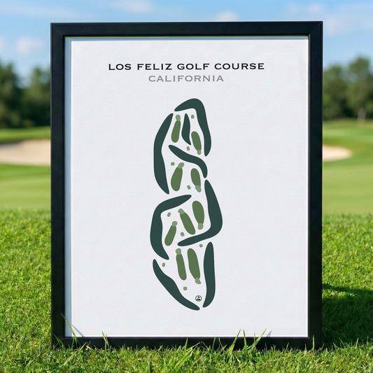 Los Feliz Golf Course, California - Printed Golf Courses