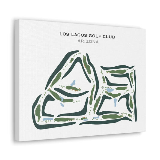 Los Lagos Golf Club, Arizona - Printed Golf Course