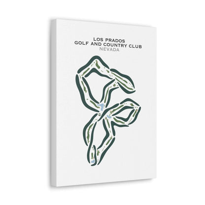 Los Prados Golf & Country Club, Nevada - Printed Golf Courses