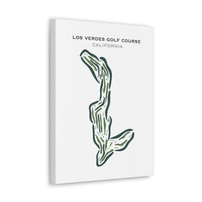 Los Verdes Golf Course, California - Printed Golf Courses