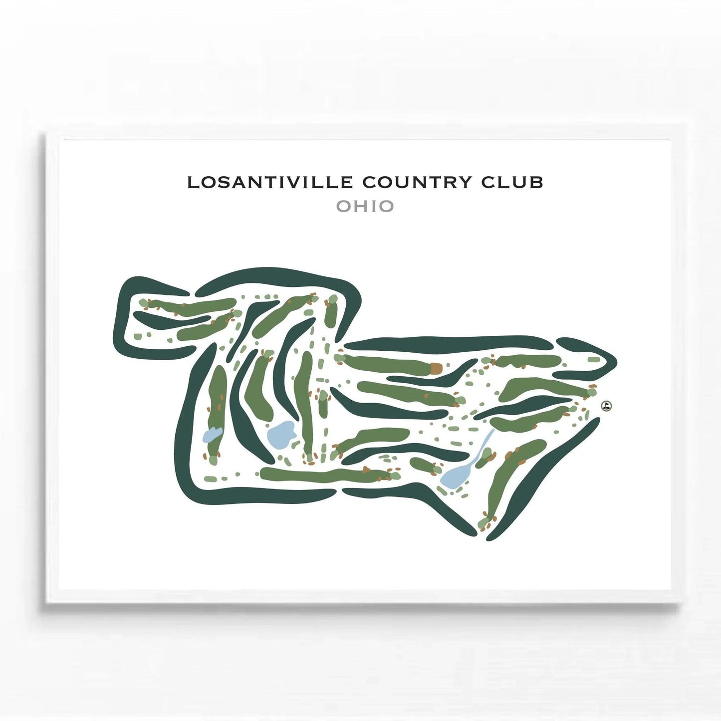 Losantiville Country Club, Ohio - Printed Golf Courses
