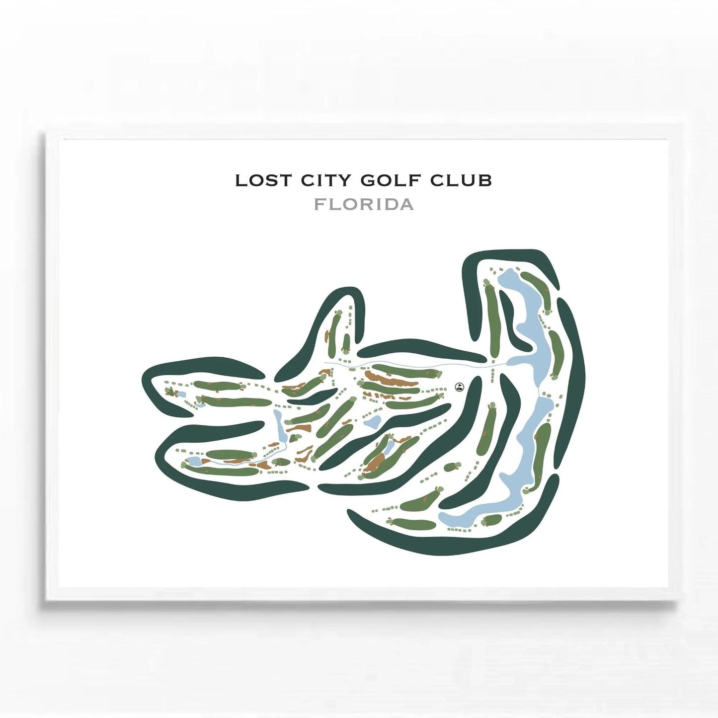 Lost City Golf Club, Florida - Printed Golf Courses