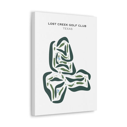 Lost Creek Golf Club, Texas - Printed Golf Courses