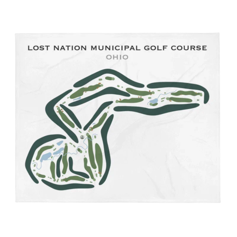 Lost Nation Municipal Golf Course, Ohio - Printed Golf Courses
