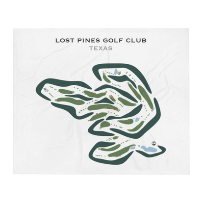 Lost Pines Golf Club, Texas - Printed Golf Courses