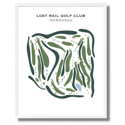 Lost Rail Golf Club, Nebraska - Printed Golf Courses