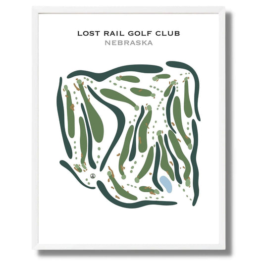 Lost Rail Golf Club, Nebraska - Printed Golf Courses
