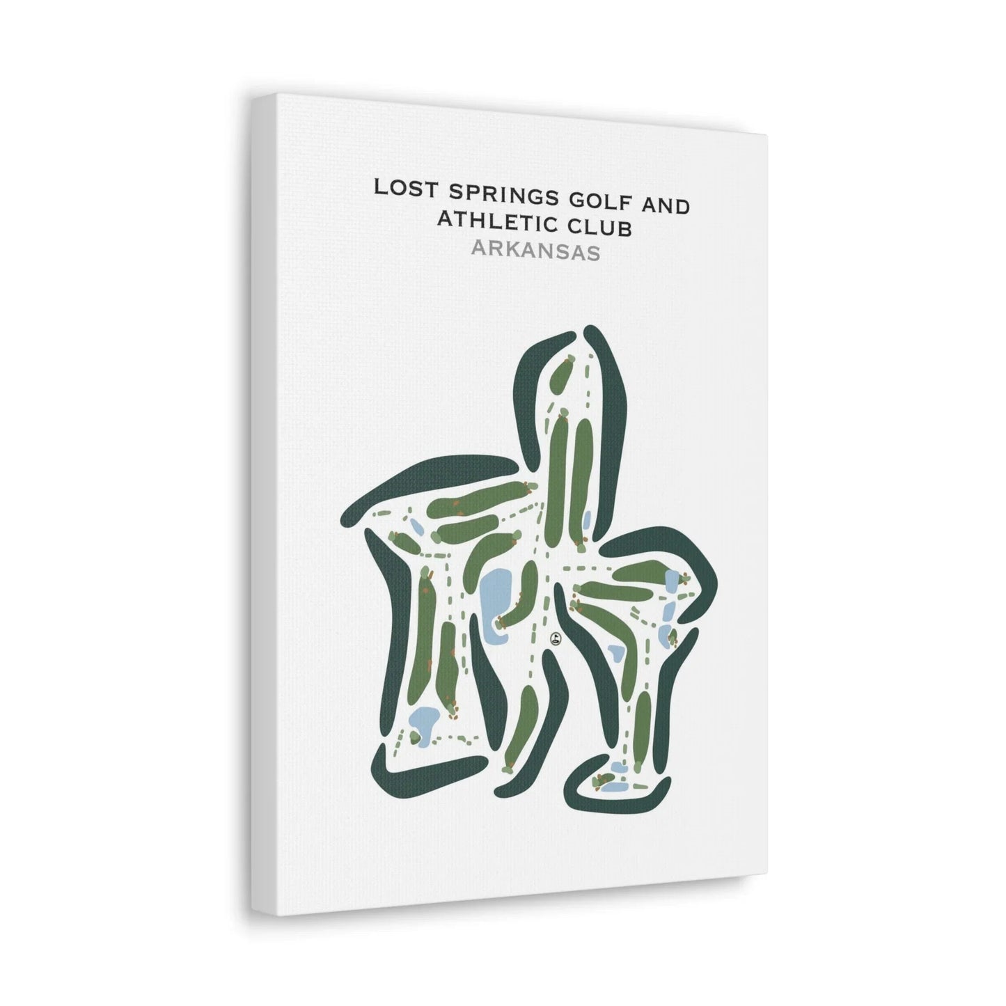 Lost Springs Golf & Athletic Club, Arkansas - Printed Golf Courses