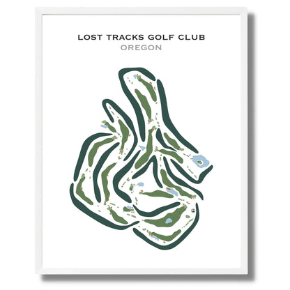 Lost Tracks Golf Club, Oregon - Printed Golf Courses