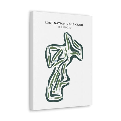 Lost Nation Golf Club, Illinois - Printed Golf Courses