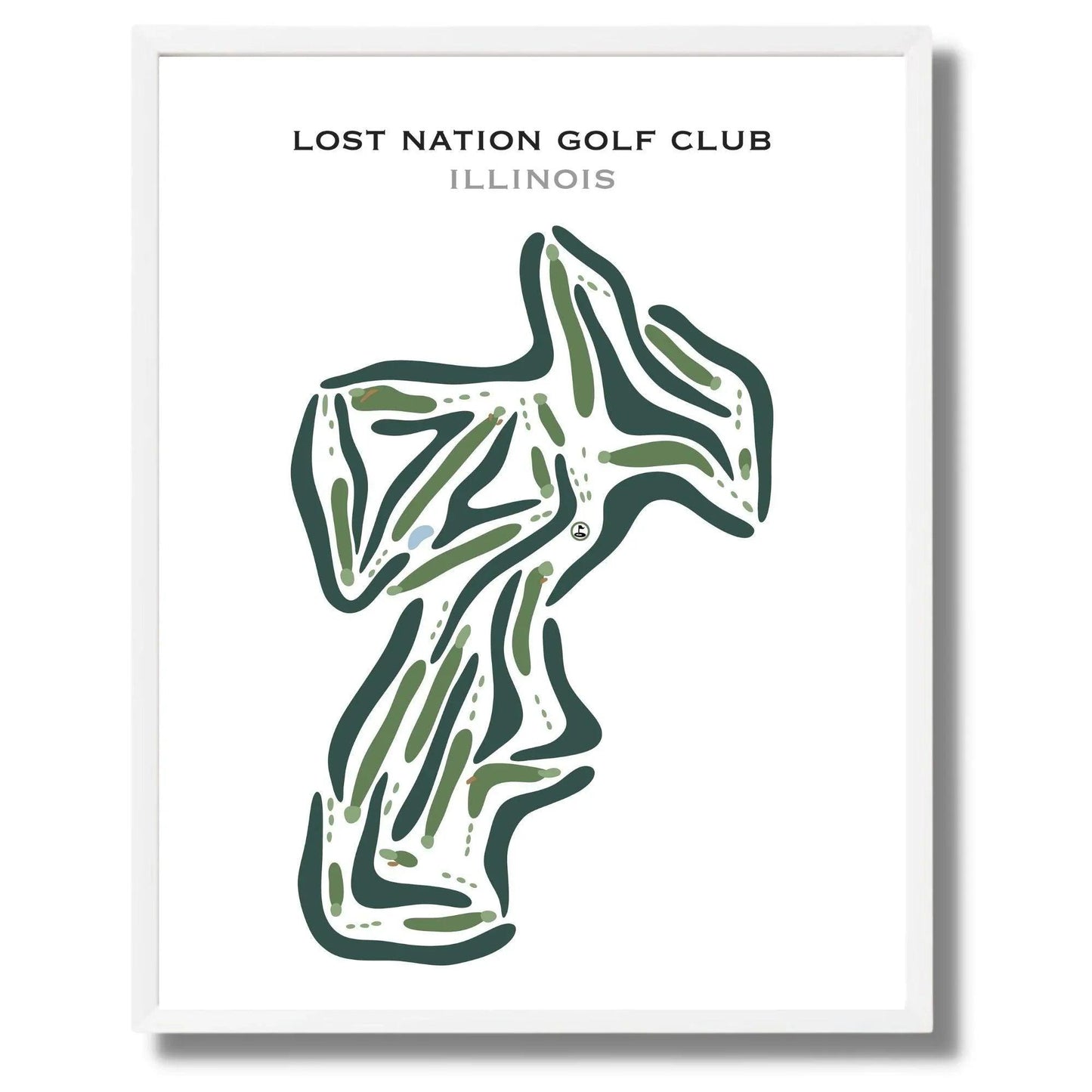 Lost Nation Golf Club, Illinois - Printed Golf Courses