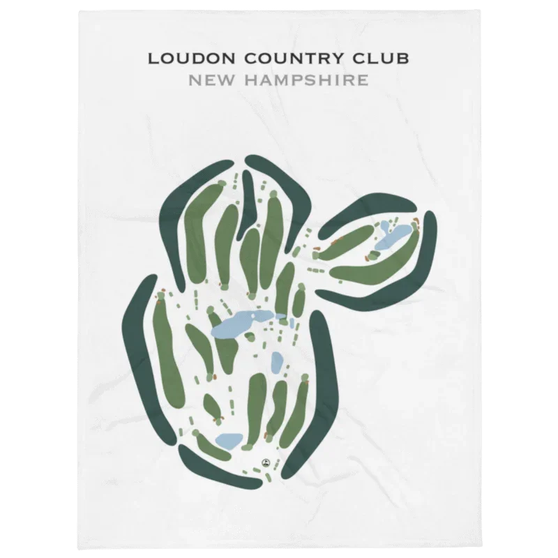 Loudon Country Club, New Hampshire - Printed Golf Courses