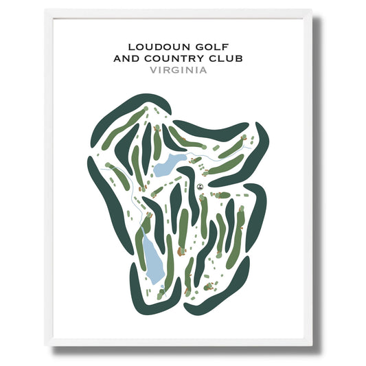 Loudoun Golf & Country Club, Virginia - Printed Golf Courses