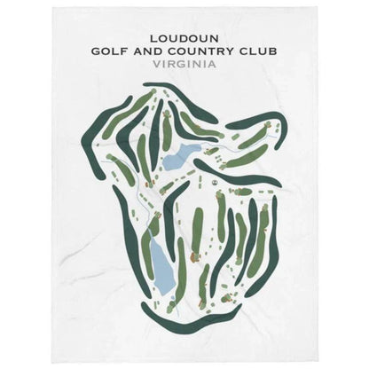 Loudoun Golf & Country Club, Virginia - Printed Golf Course