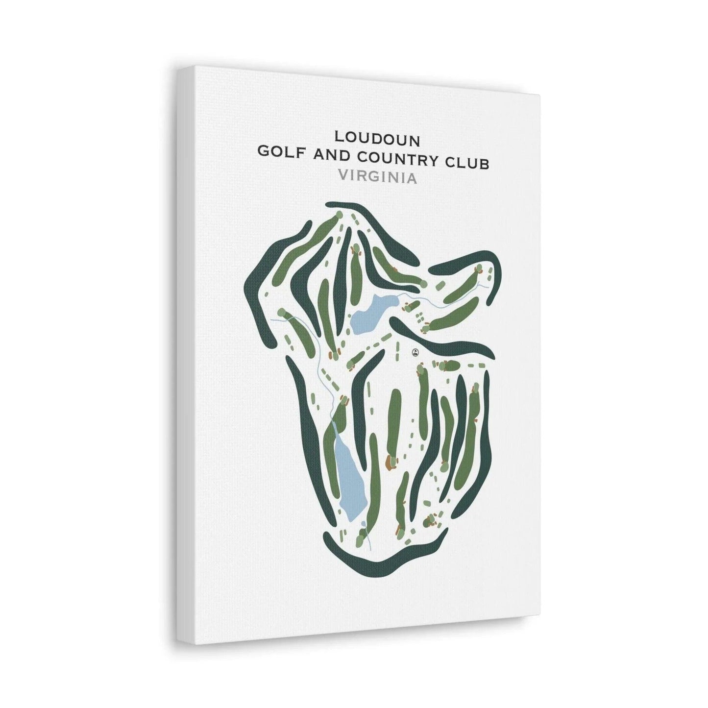 Loudoun Golf & Country Club, Virginia - Printed Golf Course