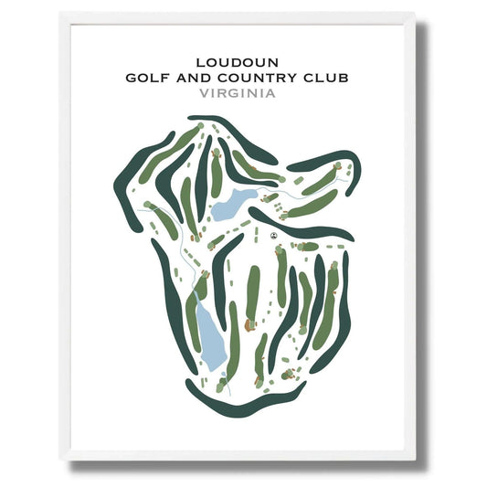 Loudoun Golf & Country Club, Virginia - Printed Golf Course