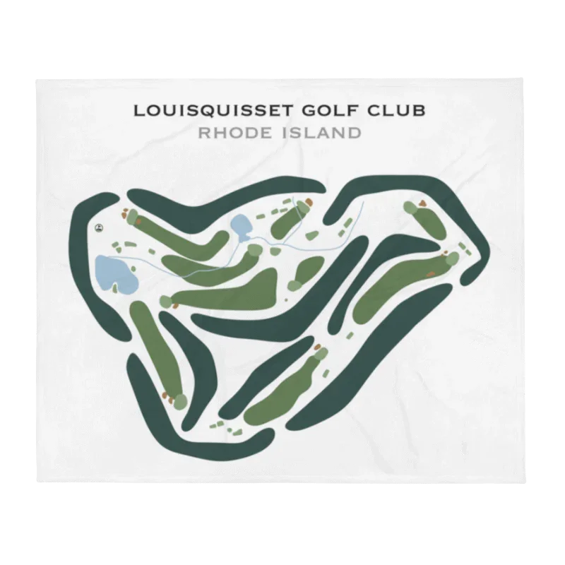 Louisquisset Golf Club, Rhode Island - Printed Golf Courses