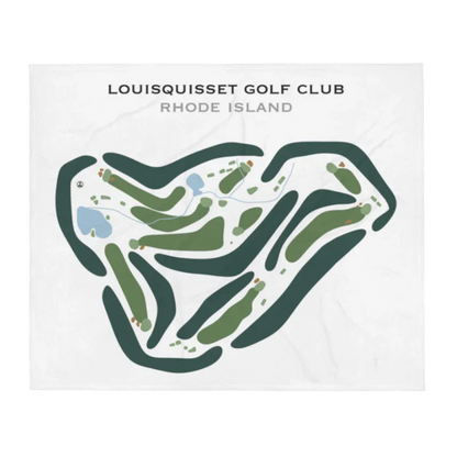 Louisquisset Golf Club, Rhode Island - Printed Golf Courses