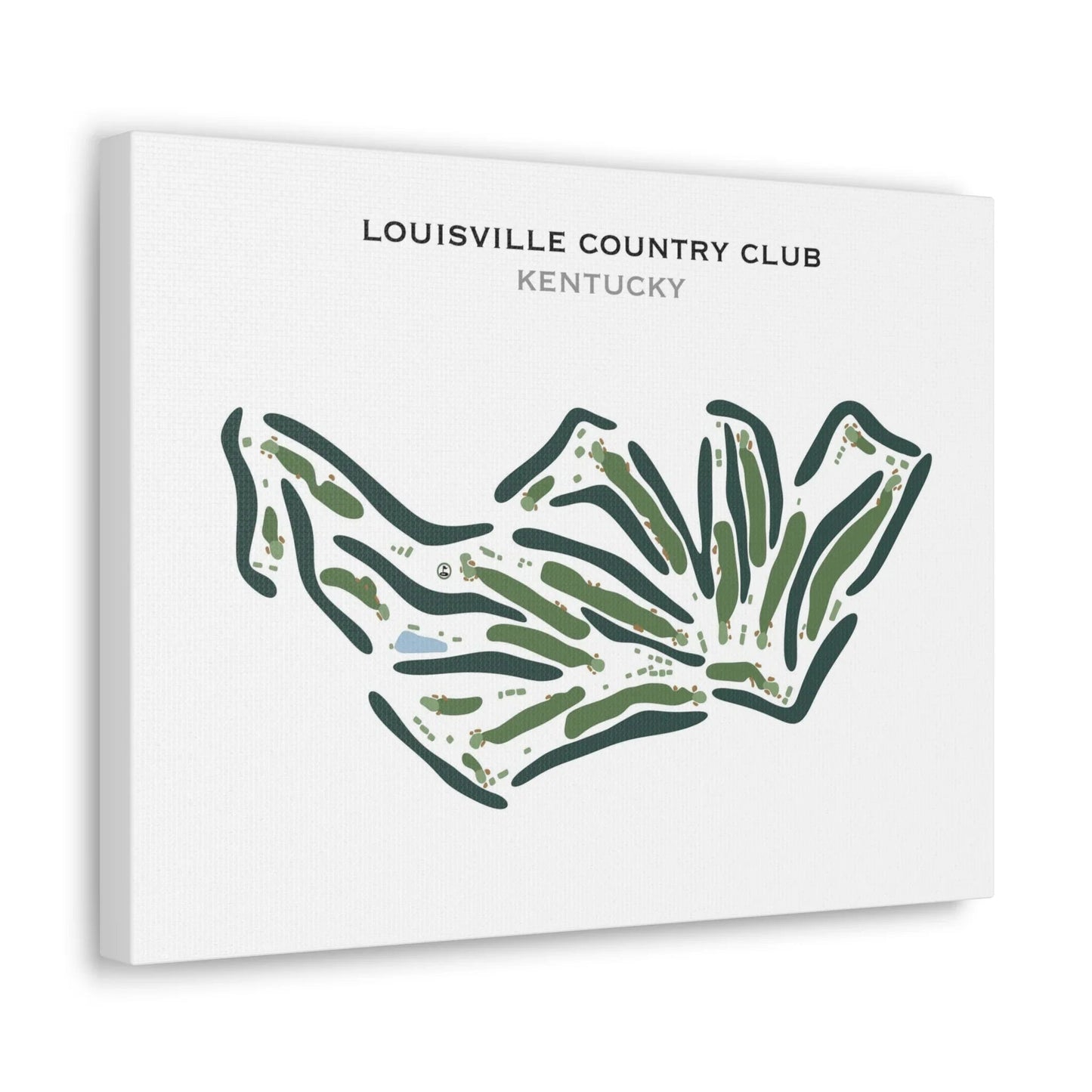 Louisville Country Club, Kentucky - Printed Golf Course