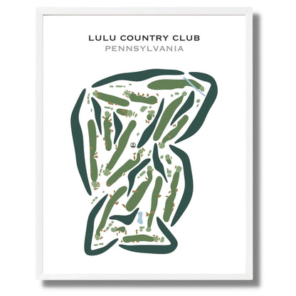 LuLu Country Club, Pennsylvania - Printed Golf Courses