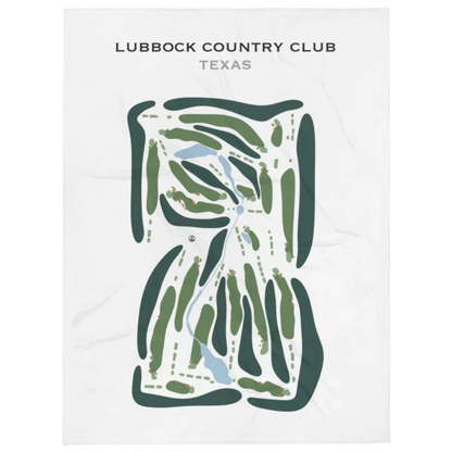 Lubbock Country Club, Texas - Printed Golf Courses