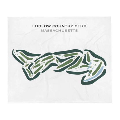 Ludlow Country Club, Massachusetts - Printed Golf Courses