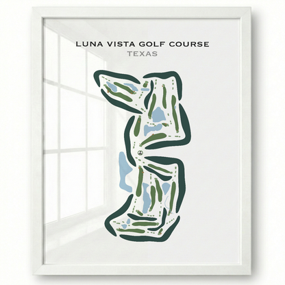 Luna Vista Golf Course, Texas - Printed Golf Courses