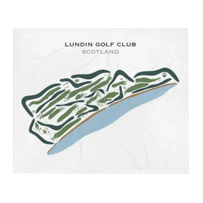 Lundin Golf Club, Scotland - Printed Golf Courses