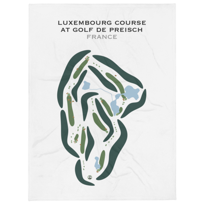 Luxembourg Course at Golf de Preisch, France - Printed Golf Courses