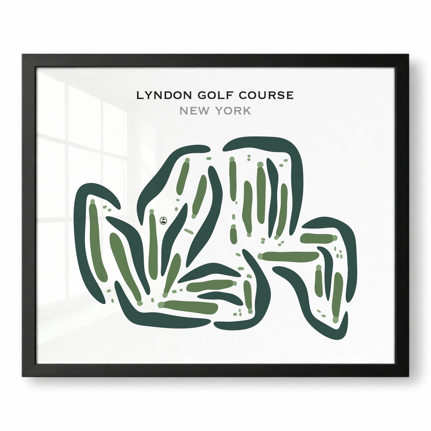 Lyndon Golf Course, New York - Printed Golf Courses